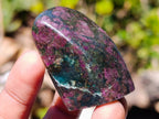 Polished Ruby Corundum In Chrome Verdite Standing Display Pieces x 6 From Mutoko, Zimbabwe - Toprock Gemstones and Minerals 