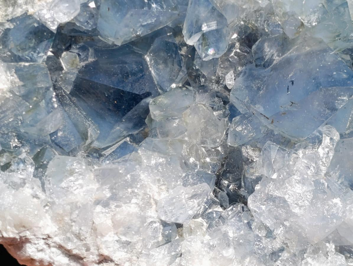 Natural Large Blue Celestite Specimen x 1 From Sakoany, Madagascar - Toprock Gemstones and Minerals 