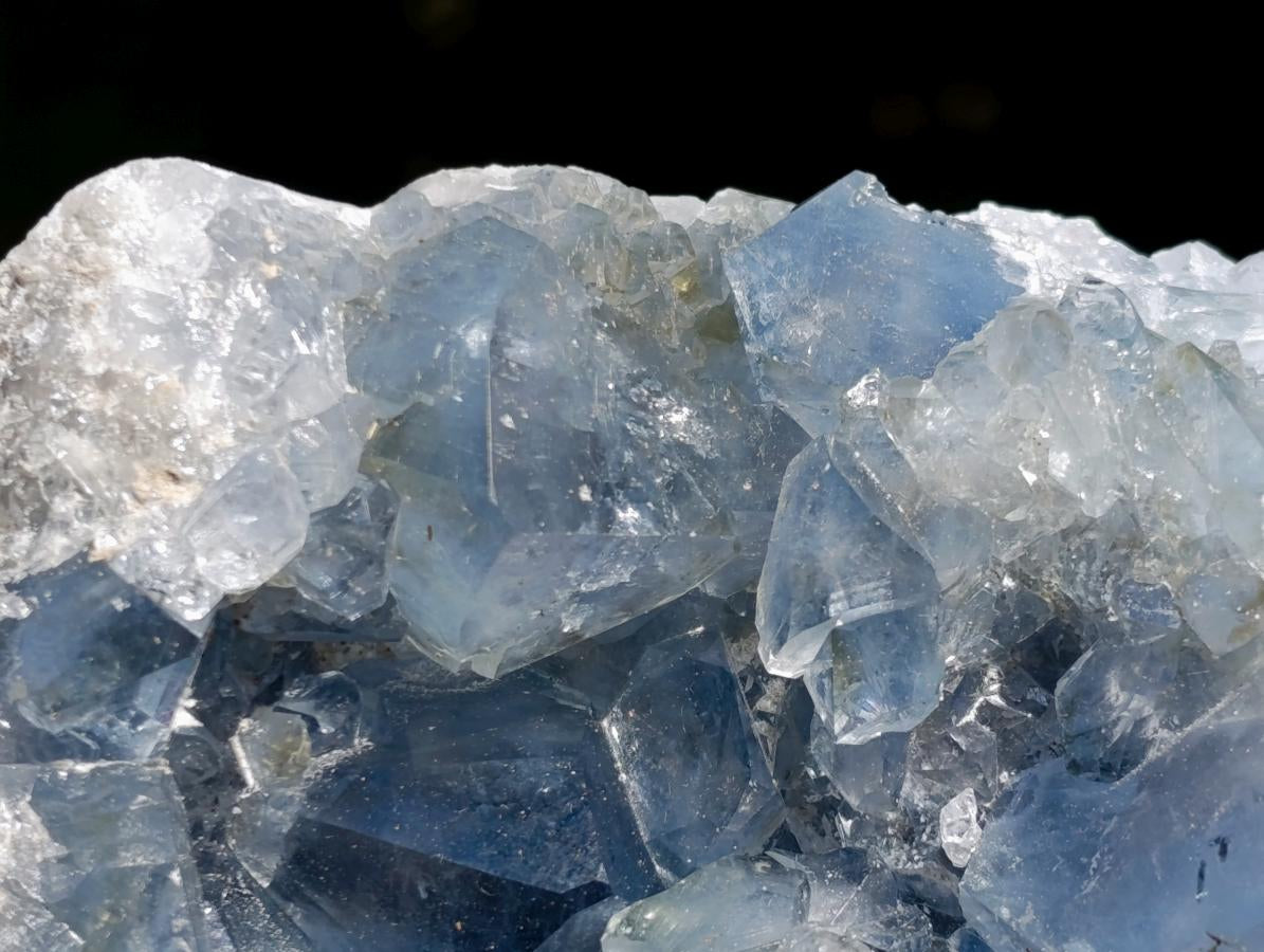 Natural Large Blue Celestite Specimen x 1 From Sakoany, Madagascar - Toprock Gemstones and Minerals 