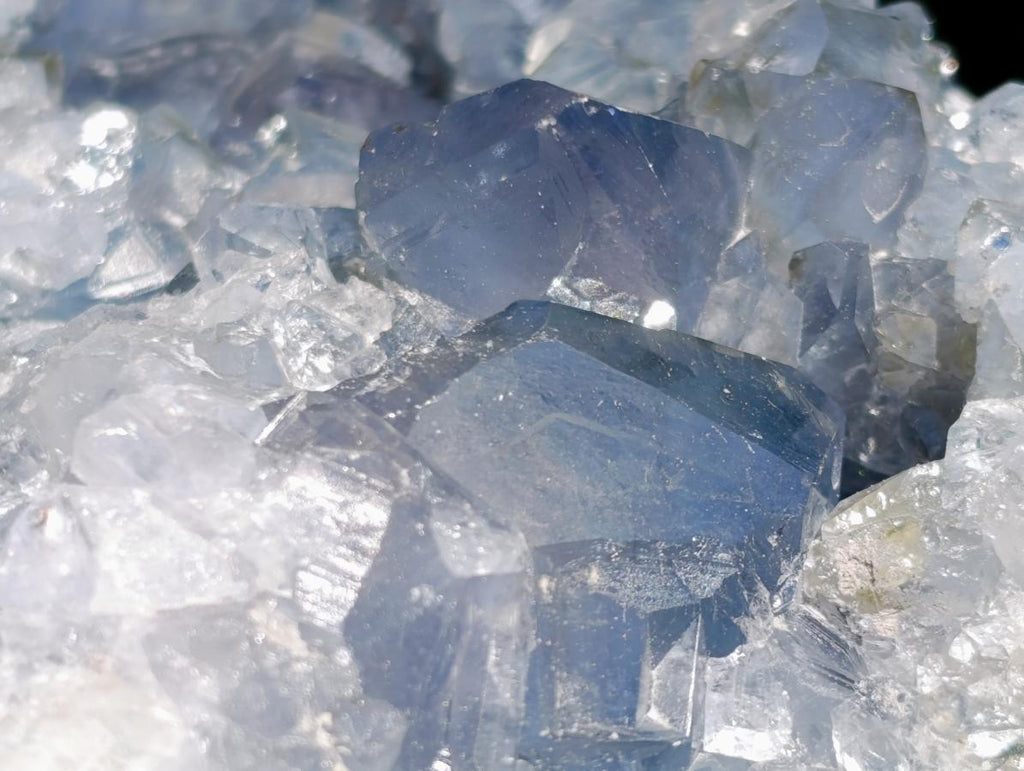 Natural Large Blue Celestite Specimen x 1 From Sakoany, Madagascar - Toprock Gemstones and Minerals 