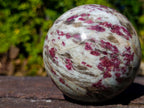 Polished Large Rubellite Pink Purple Tourmaline Sphere x 1 From Ambatondrazaka, Madagascar - Toprock Gemstones and Minerals 
