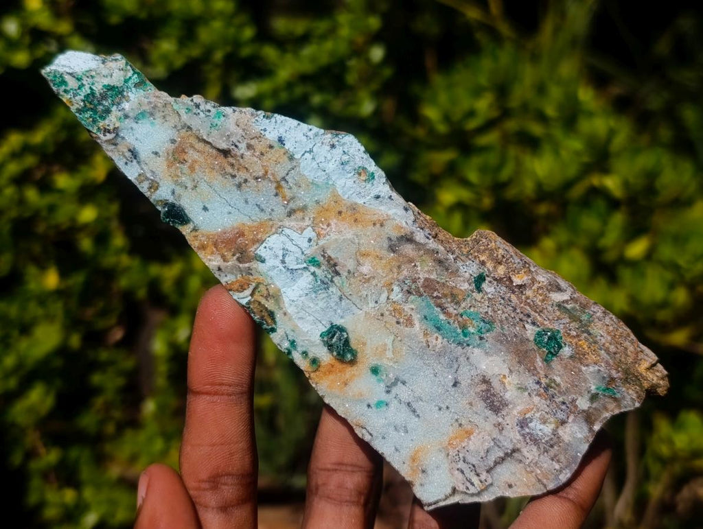 Natural Drusy Coated Chrysocolla Dolomite Specimens with Crystalline Malachite x 4 From Lupoto Mine, Congo - Toprock Gemstones and Minerals 