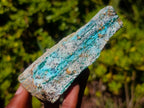Natural Drusy Coated Chrysocolla Dolomite Specimens with Crystalline Malachite x 4 From Lupoto Mine, Congo - Toprock Gemstones and Minerals 