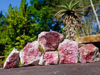 Natural Spherocobaltite Specimens x 6 From Mashamba West Mine, Congo - Toprock Gemstones and Minerals 