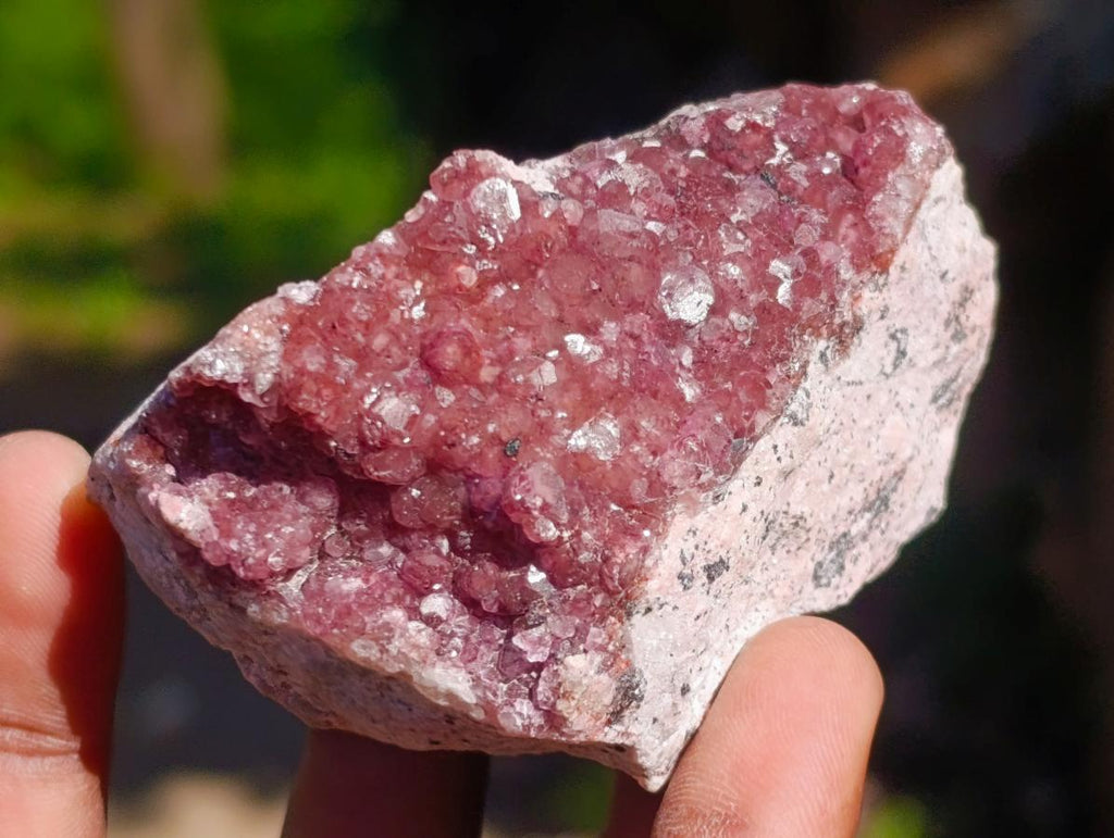 Natural Spherocobaltite Specimens x 6 From Mashamba West Mine, Congo - Toprock Gemstones and Minerals 