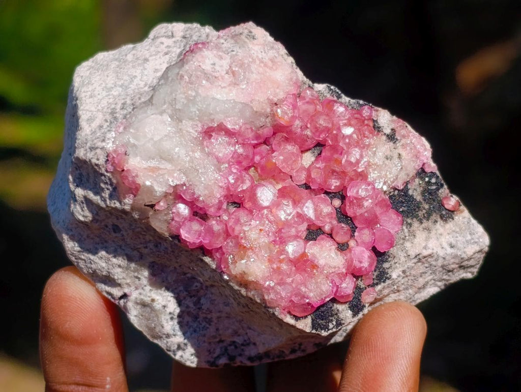 Natural Spherocobaltite Specimens x 6 From Mashamba West Mine, Congo - Toprock Gemstones and Minerals 