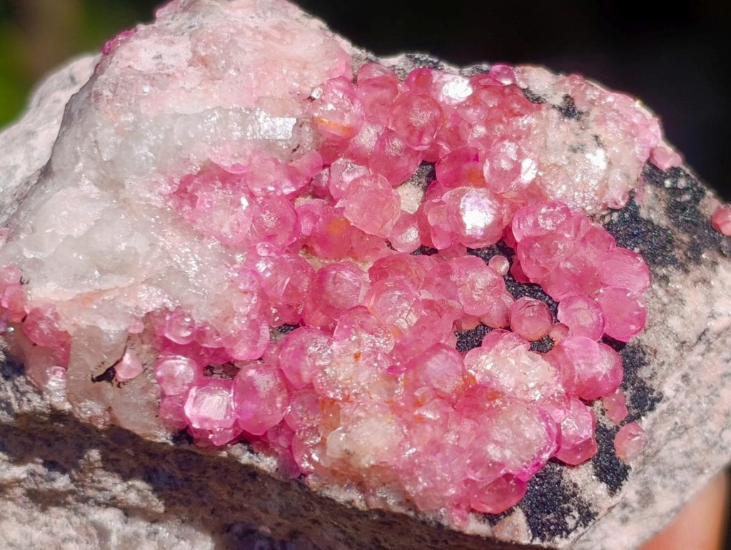 Natural Spherocobaltite Specimens x 6 From Mashamba West Mine, Congo - Toprock Gemstones and Minerals 