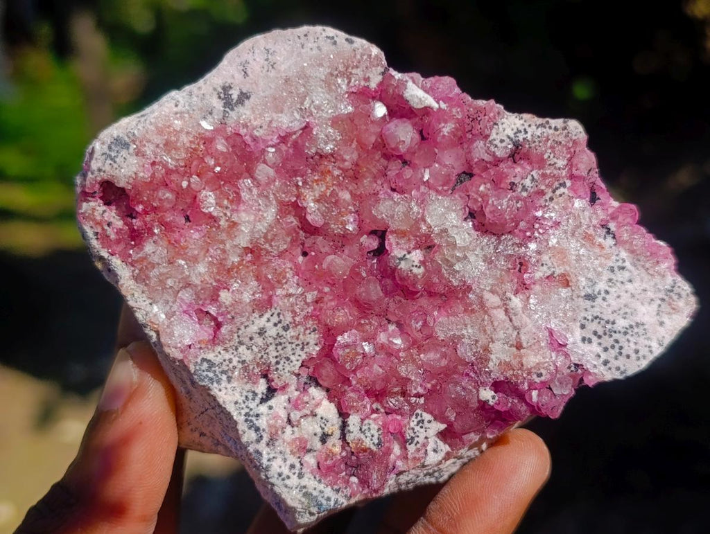 Natural Spherocobaltite Specimens x 6 From Mashamba West Mine, Congo - Toprock Gemstones and Minerals 