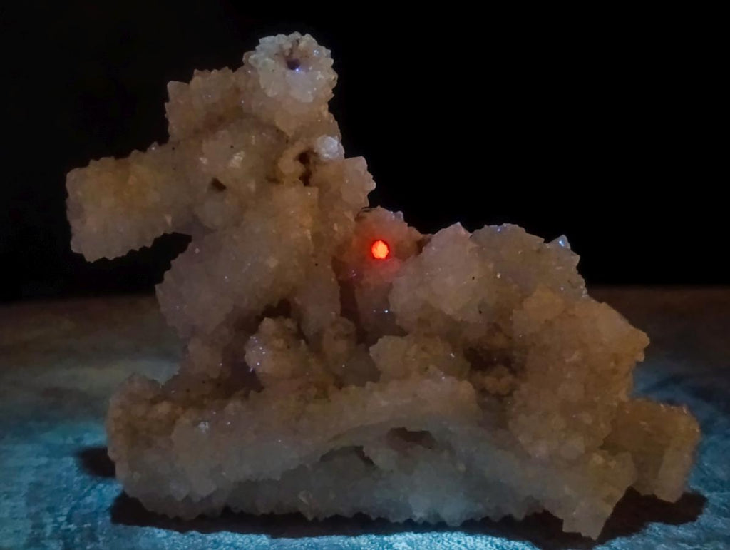 Natural Drusy Snow Finger Quartz Coated Clusters x 6 From Albert's Mountain, Lesotho - Toprock Gemstones and Minerals 