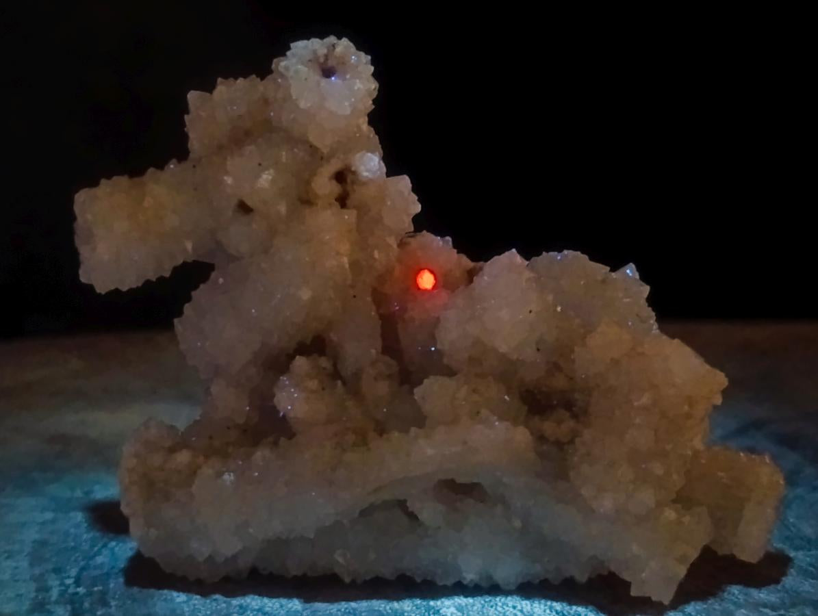 Natural Drusy Snow Finger Quartz Coated Clusters x 6 From Albert's Mountain, Lesotho - Toprock Gemstones and Minerals 