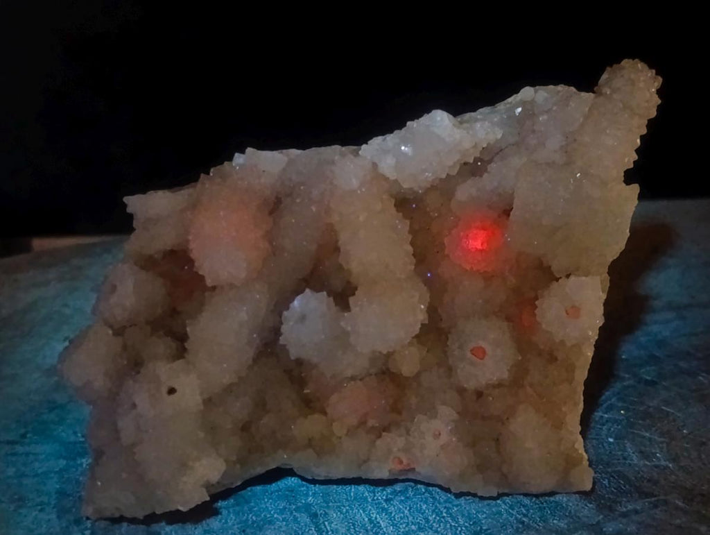 Natural Drusy Snow Finger Quartz Coated Clusters x 6 From Albert's Mountain, Lesotho - Toprock Gemstones and Minerals 