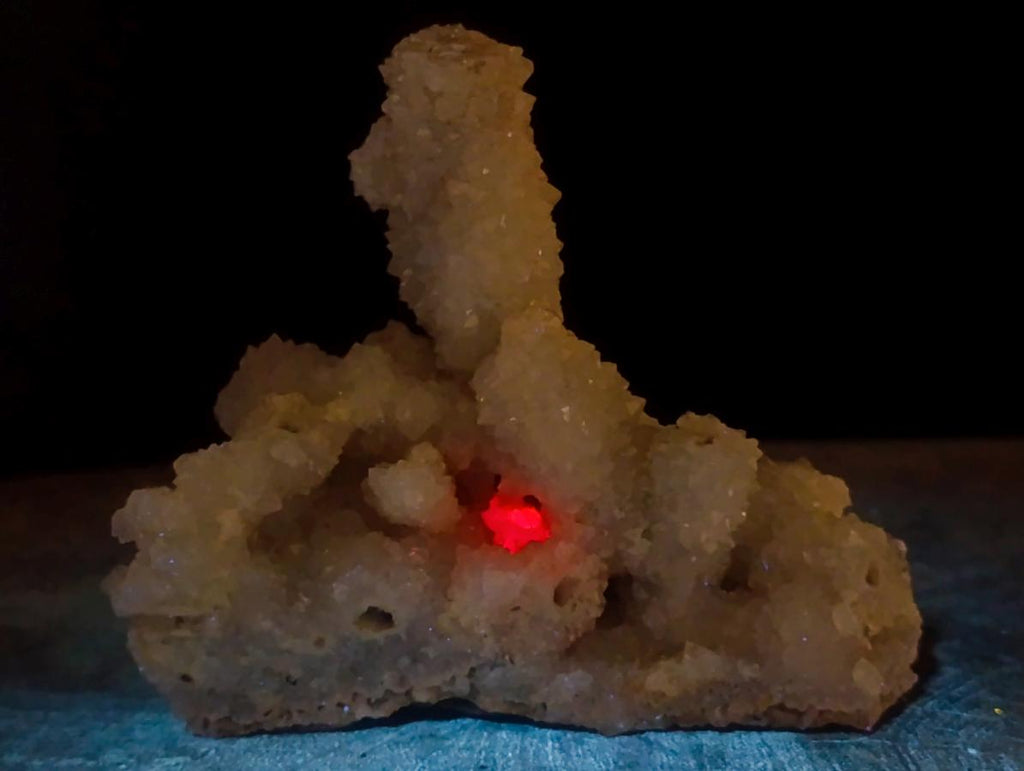 Natural Drusy Snow Finger Quartz Coated Clusters x 6 From Albert's Mountain, Lesotho - Toprock Gemstones and Minerals 