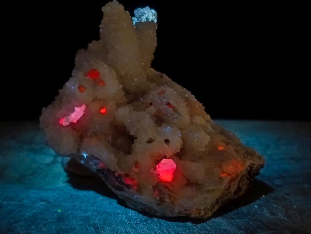 Natural Drusy Snow Finger Quartz Coated Clusters x 6 From Albert's Mountain, Lesotho - Toprock Gemstones and Minerals 