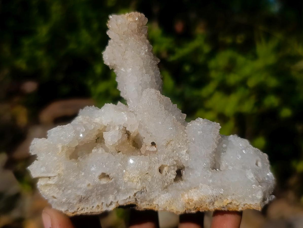 Natural Drusy Snow Finger Quartz Coated Clusters x 6 From Albert's Mountain, Lesotho - Toprock Gemstones and Minerals 