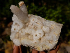 Natural Drusy Snow Finger Quartz Coated Clusters x 6 From Albert's Mountain, Lesotho - Toprock Gemstones and Minerals 