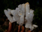 Natural Drusy Snow Finger Quartz Coated Clusters x 6 From Albert's Mountain, Lesotho - Toprock Gemstones and Minerals 