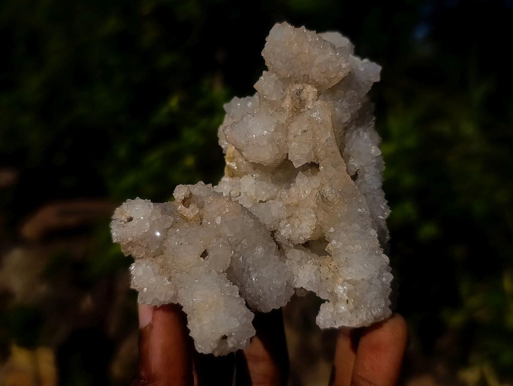 Natural Drusy Snow Finger Quartz Coated Clusters x 6 From Albert's Mountain, Lesotho - Toprock Gemstones and Minerals 
