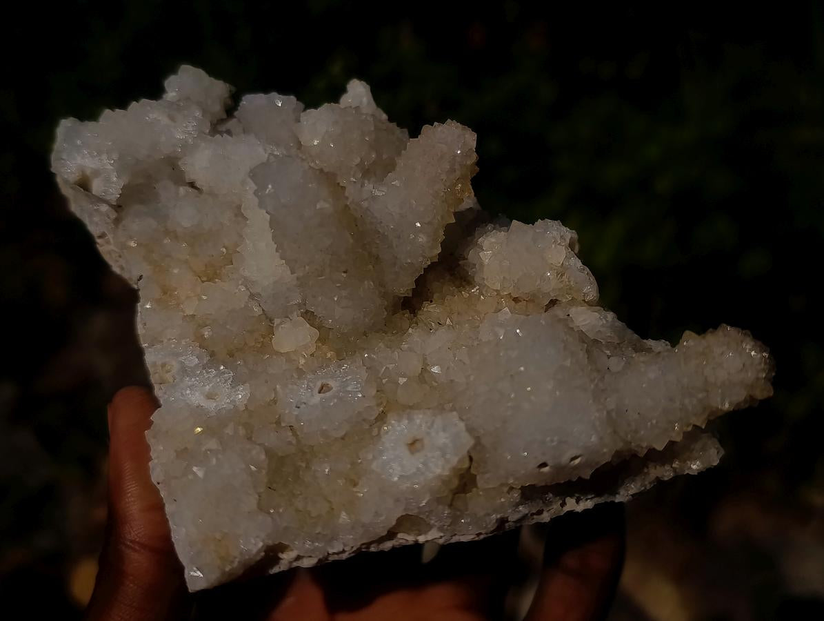 Natural Drusy Snow Finger Quartz Coated Clusters x 6 From Albert's Mountain, Lesotho - Toprock Gemstones and Minerals 