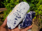 Polished One Side Silver Leaf Lepidolite Slices x 12 From Zimbabwe - Toprock Gemstones and Minerals 