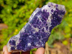 Polished One Side Silver Leaf Lepidolite Slices x 12 From Zimbabwe - Toprock Gemstones and Minerals 