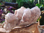 Natural Red Hematoid Quartz Clusters x 3 From Karoi, Zimbabwe - Toprock Gemstones and Minerals 