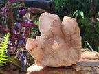 Natural Red Hematoid Quartz Clusters x 3 From Karoi, Zimbabwe - Toprock Gemstones and Minerals 