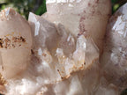 Natural Red Hematoid Quartz Clusters x 3 From Karoi, Zimbabwe - Toprock Gemstones and Minerals 