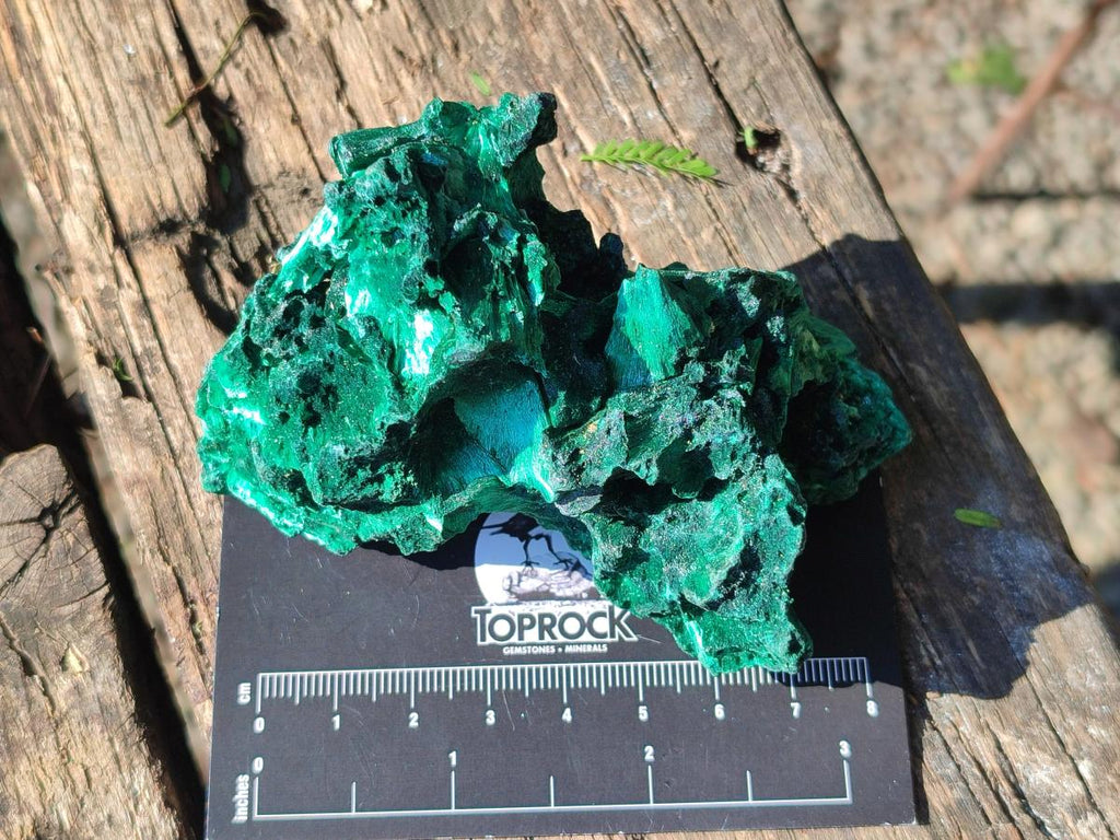 Natural Silky Malachite Specimens x 6 From Kasompe, Congo - Toprock Gemstones and Minerals 