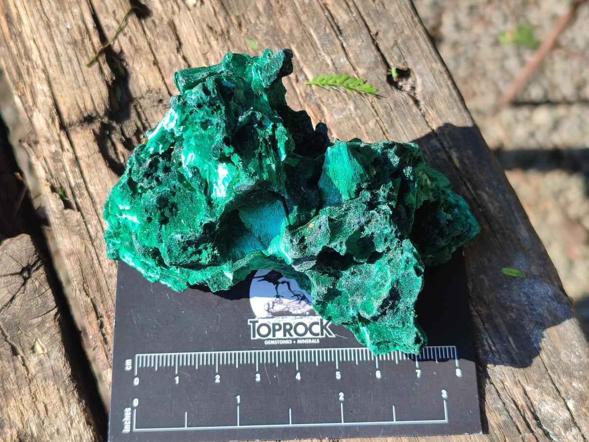 Natural Silky Malachite Specimens x 6 From Kasompe, Congo - Toprock Gemstones and Minerals 
