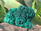 Natural Silky Malachite Specimens x 6 From Kasompe, Congo - Toprock Gemstones and Minerals 