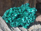Natural Silky Malachite Specimens x 6 From Kasompe, Congo - Toprock Gemstones and Minerals 