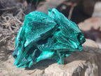 Natural Silky Malachite Specimens x 6 From Kasompe, Congo - Toprock Gemstones and Minerals 