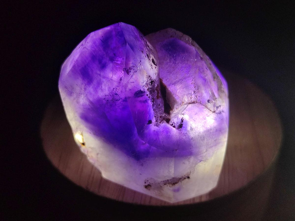 Polished Window Amethyst Crystals x 12 From Akansobe, Madagascar - Toprock Gemstones and Minerals 