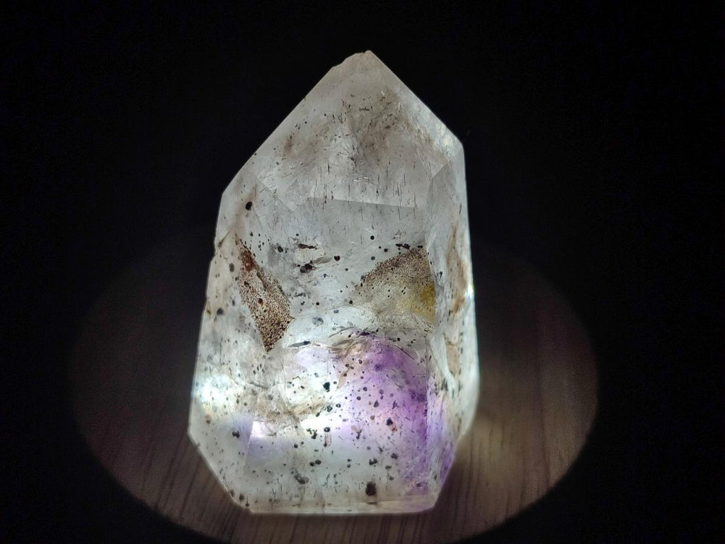 Polished Window Amethyst Crystals x 12 From Akansobe, Madagascar - Toprock Gemstones and Minerals 
