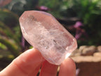 Polished Window Amethyst Crystals x 12 From Akansobe, Madagascar - Toprock Gemstones and Minerals 