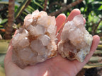 Natural Spirit Quartz Clusters x 4 From Boekenhouthoek, South Africa - Toprock Gemstones and Minerals 