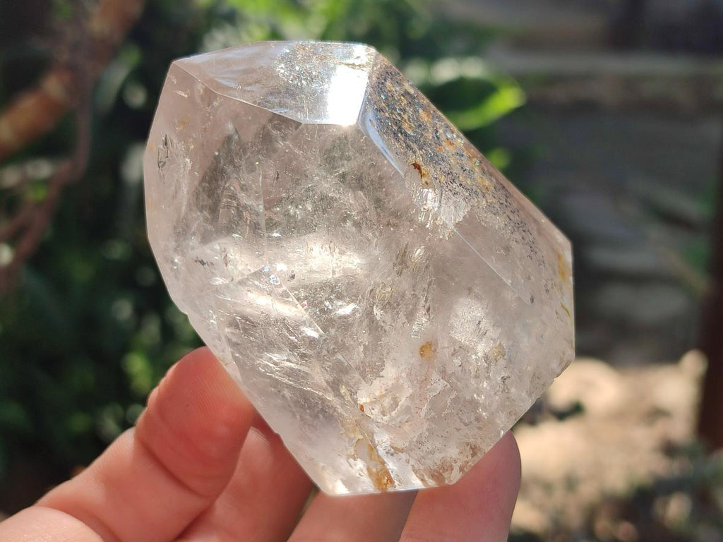 Polished Mix of Quartz Crystals with Inclusions x 6 From Madagascar - Toprock Gemstones and Minerals 