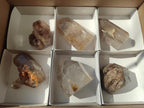 Polished Mix of Quartz Crystals with Inclusions x 6 From Madagascar - Toprock Gemstones and Minerals 