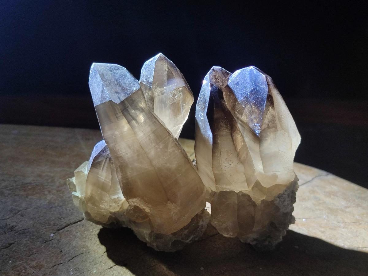 Natural Mix of Smokey Quartz Crystals x 19 From Erongo, Namibia - Toprock Gemstones and Minerals 