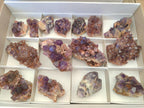 Natural Chevron Amethyst Clusters x 16 From Zambia - Toprock Gemstones and Minerals 