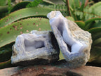 Natural Blue Lace Agate Specimens x 12 From Nsanje, Malawi - Toprock Gemstones and Minerals 