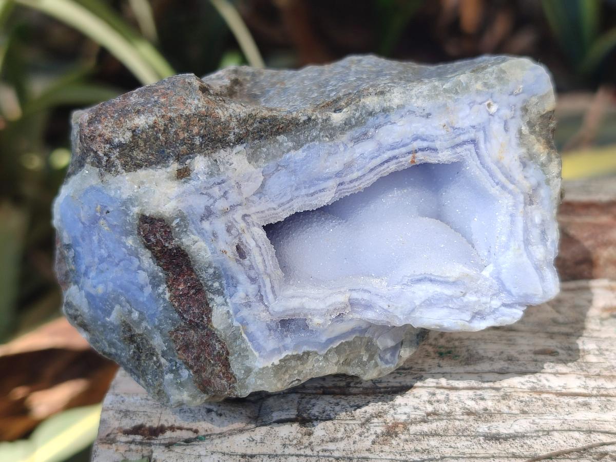 Natural Blue Lace Agate Specimens x 12 From Nsanje, Malawi - Toprock Gemstones and Minerals 
