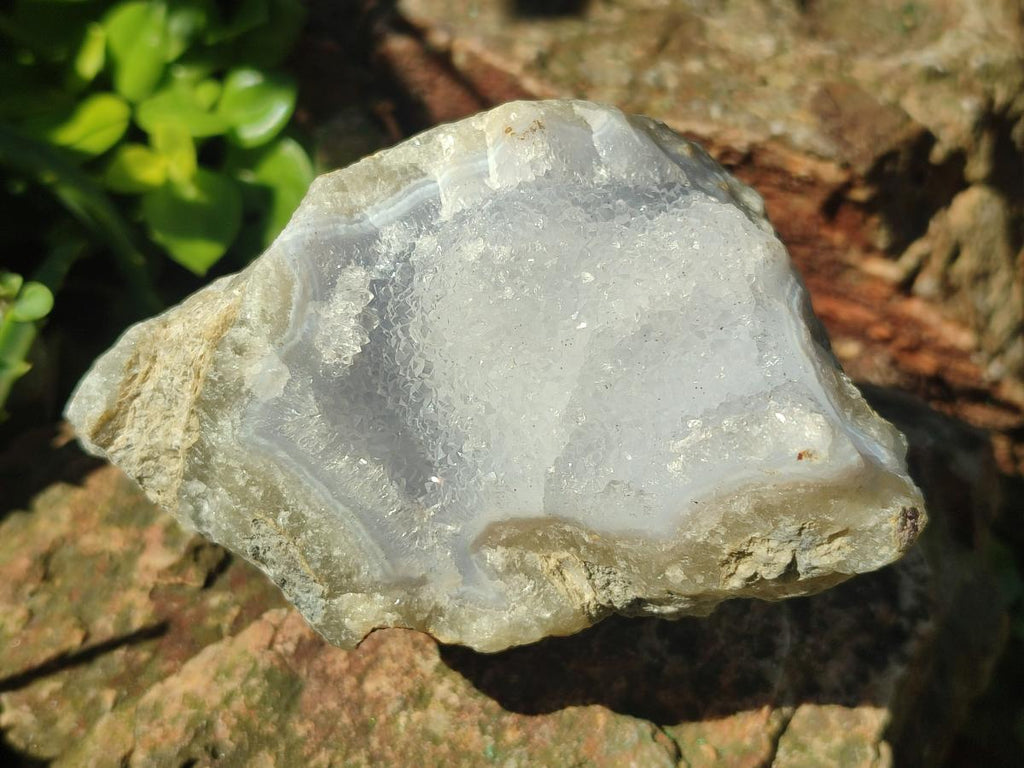 Natural Blue Lace Agate Specimens x 12 From Nsanje, Malawi - Toprock Gemstones and Minerals 