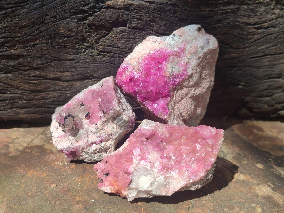 Natural Spherocobaltite Specimens x 12 From Mashamba West Mine, Congo - Toprock Gemstones and Minerals 