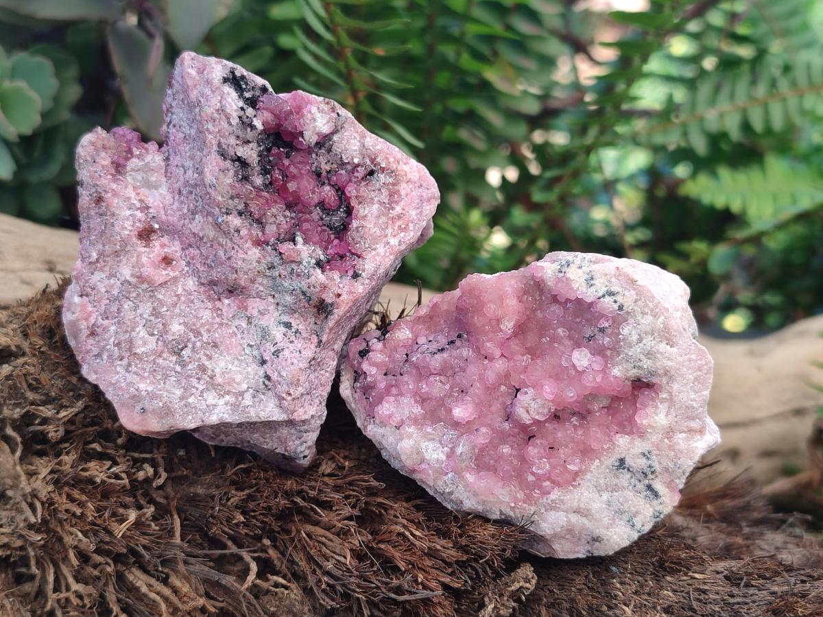 Natural Spherocobaltite Specimens x 12 From Mashamba West Mine, Congo - Toprock Gemstones and Minerals 