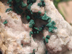 Natural Large Cabinet Size Ball Malachite Specimen with Quartz on White Dolomite Matrix x 1 From Mindingi Mine, Kambove, Congo - Toprock Gemstones and Minerals 