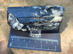 Natural Large Mix of Schorl Black Tourmaline Crystal Clusters x 6 From Erongo, Namibia - Toprock Gemstones and Minerals 