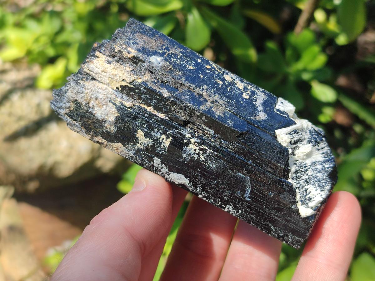 Natural Large Mix of Schorl Black Tourmaline Crystal Clusters x 6 From Erongo, Namibia - Toprock Gemstones and Minerals 
