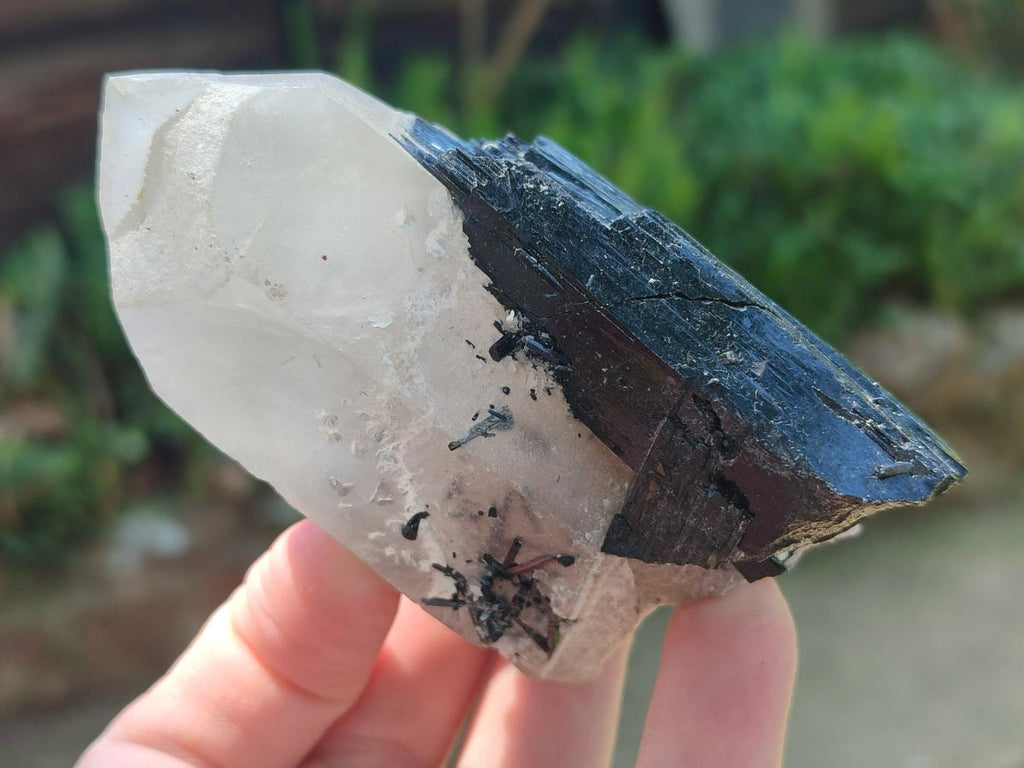 Natural Large Mix of Schorl Black Tourmaline Crystal Clusters x 6 From Erongo, Namibia - Toprock Gemstones and Minerals 
