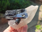 Natural Large Mix of Schorl Black Tourmaline Crystal Clusters x 6 From Erongo, Namibia - Toprock Gemstones and Minerals 